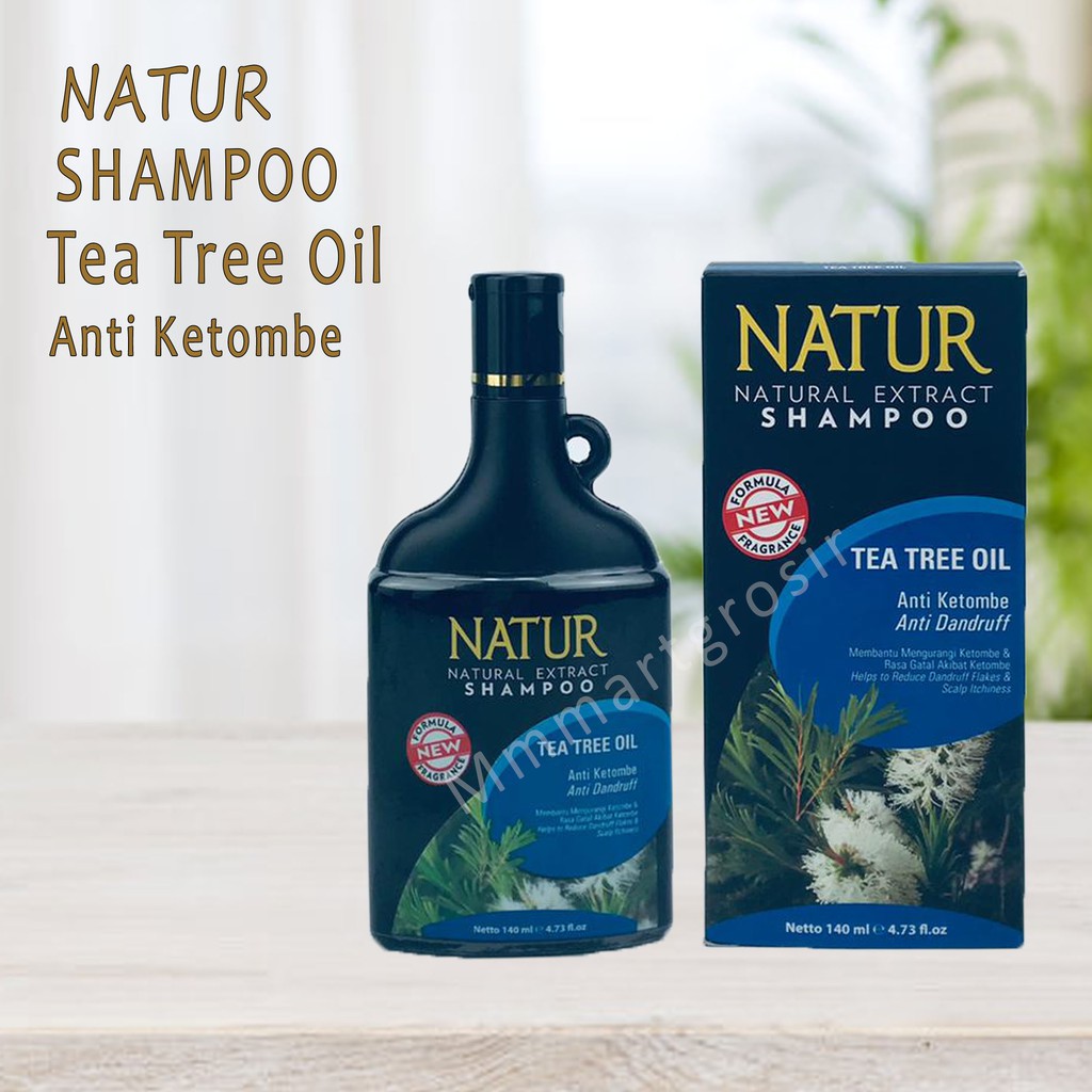 Natur / Shampoo / Tea Tree Oil / Shampo anti ketombe / 140ml