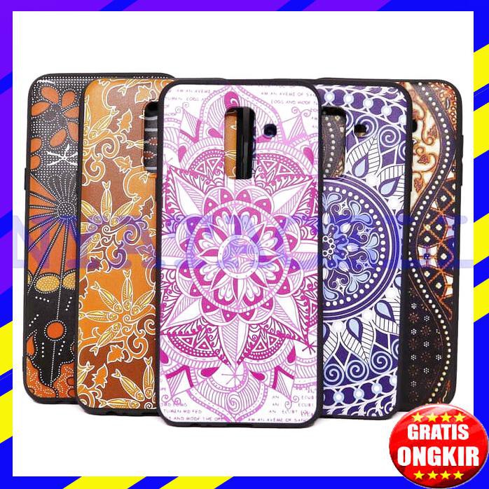ACC HP SOFTCASE MOTIF BATIK SAMSUNG A6+ 2018 PLUS SOFT CASE MATTE TPU MINYAK