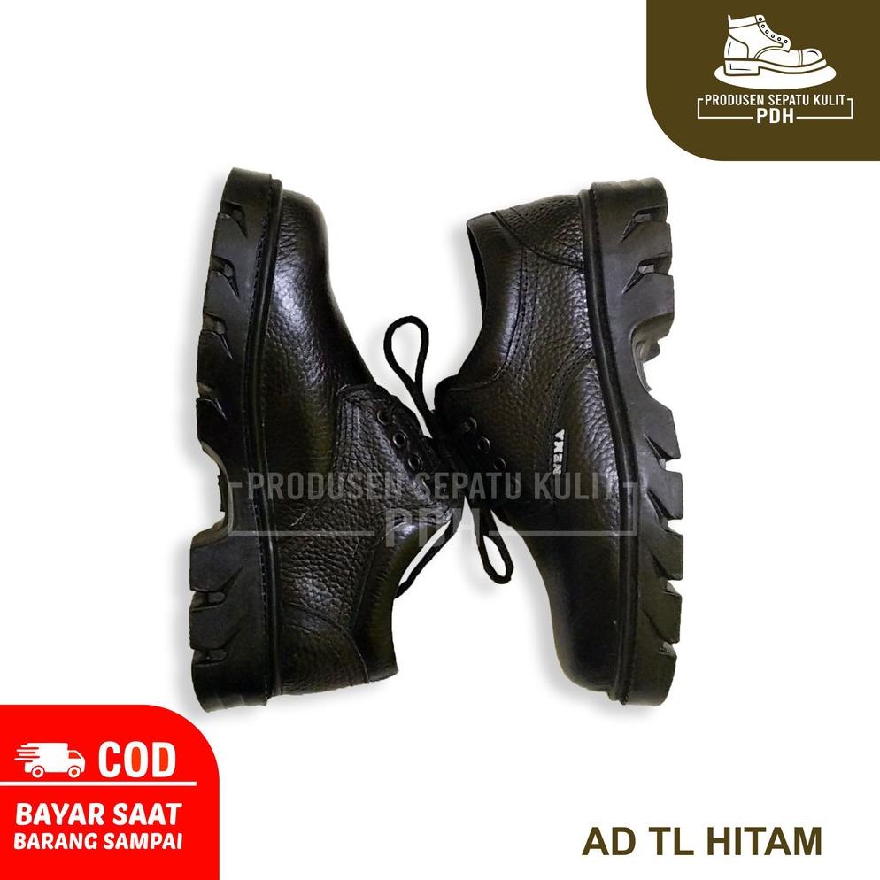 [NAM.27Jn22ᴺ] SEPATU SAFETY TALI KULIT ASLI SEPATU SAFETY UNISEX WORK SAFETY SHOES CEWEK SOL KARET S