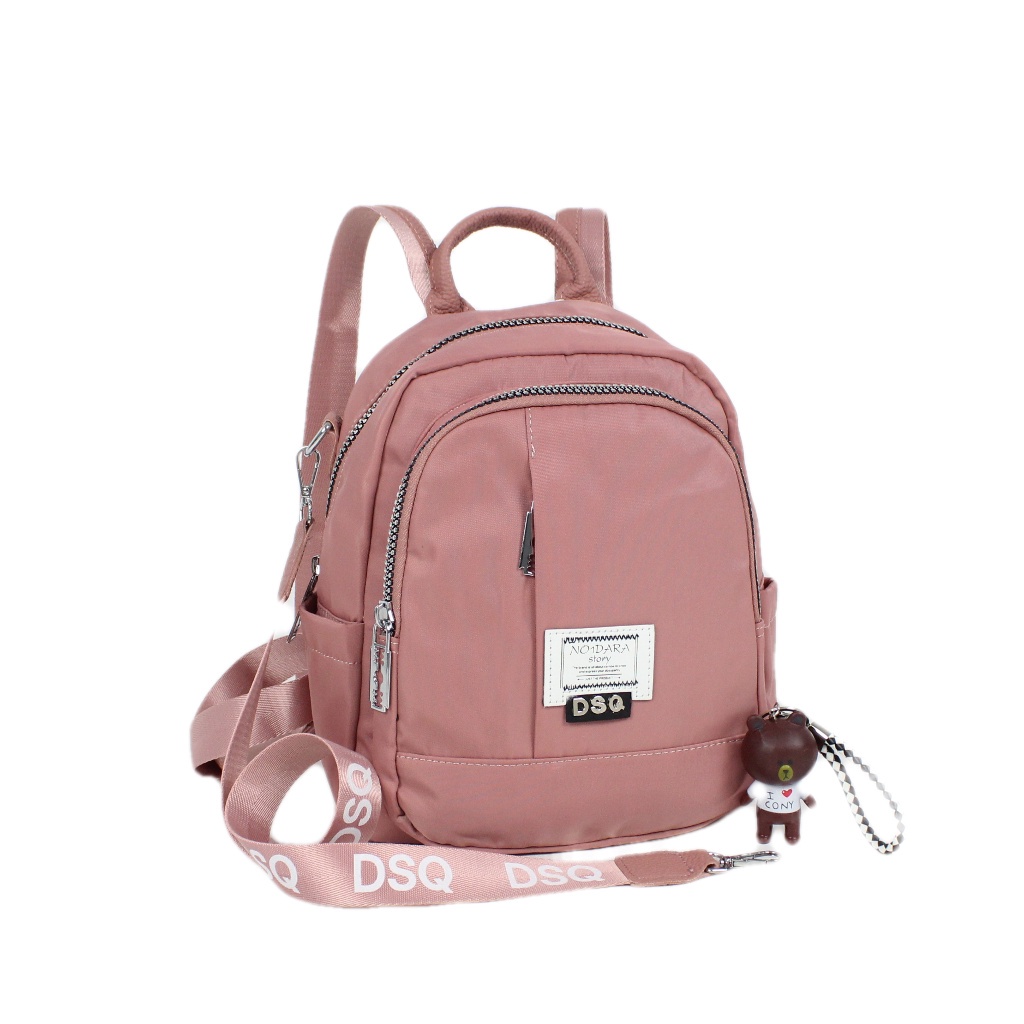 TAS RANSEL WANITA TAS DSQ BAHAN PARASUT 2 FUNGSI 113