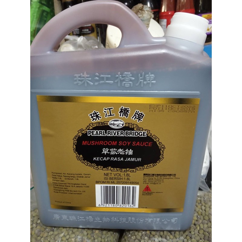 

Pearl River Bridge Mushroom Soy Sauce 1,8L / Kecap Jamur RRC