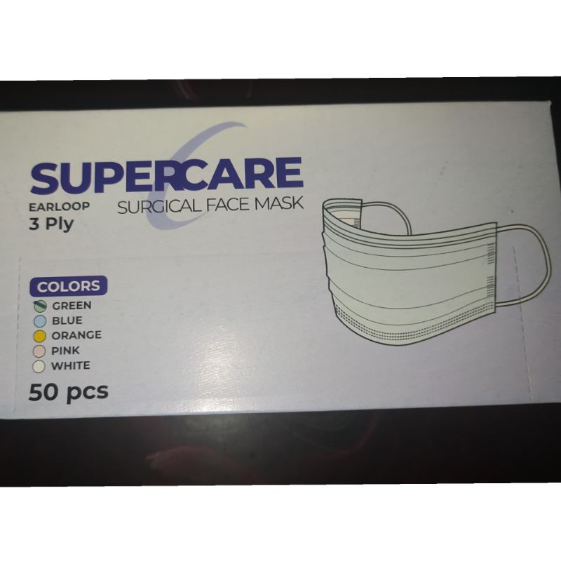 Supercare Face Mask masker medis 3 ply 50 pcs
