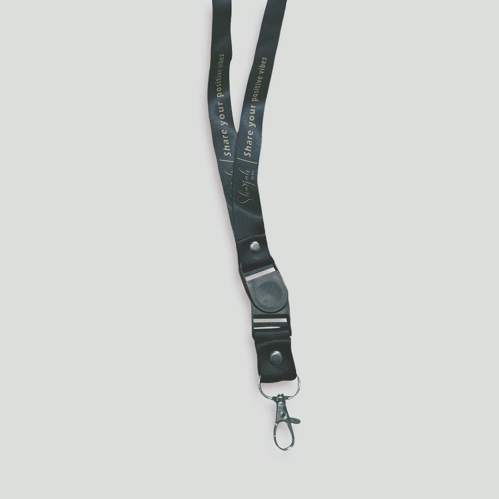 

MURAH Tali Lanyard/ Strap/ Gantungan Id card/ Gantungan Sajadah "Share Your Positive Vibes" Sharjah