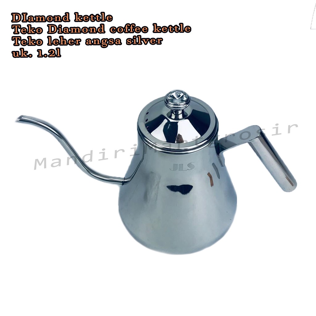 Teko diamond coffe kettle *Diamond Kettle * Teko leher angsa * 1.2 ml