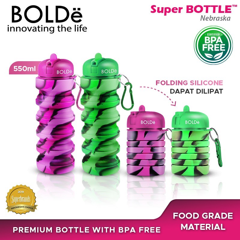 Bolde Botol Minum Super BOTTLE NEBRASKA 550 Ml