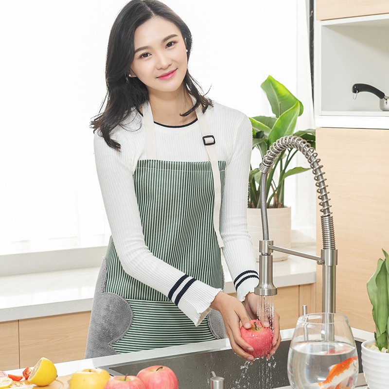 JX 1250 Celemek Masak - Apron Dapur Waterproof Anti Minyak Premium