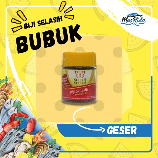 

Biji Selasih Basil Seeds Cap Koepoe Koepoe Kwalitas Terbaik Murah