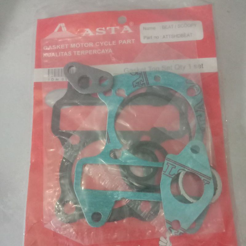 Paking Gasket TOP SET TOPSET BEAT SCOOPY SPACY KARBU ASTA perpak packing