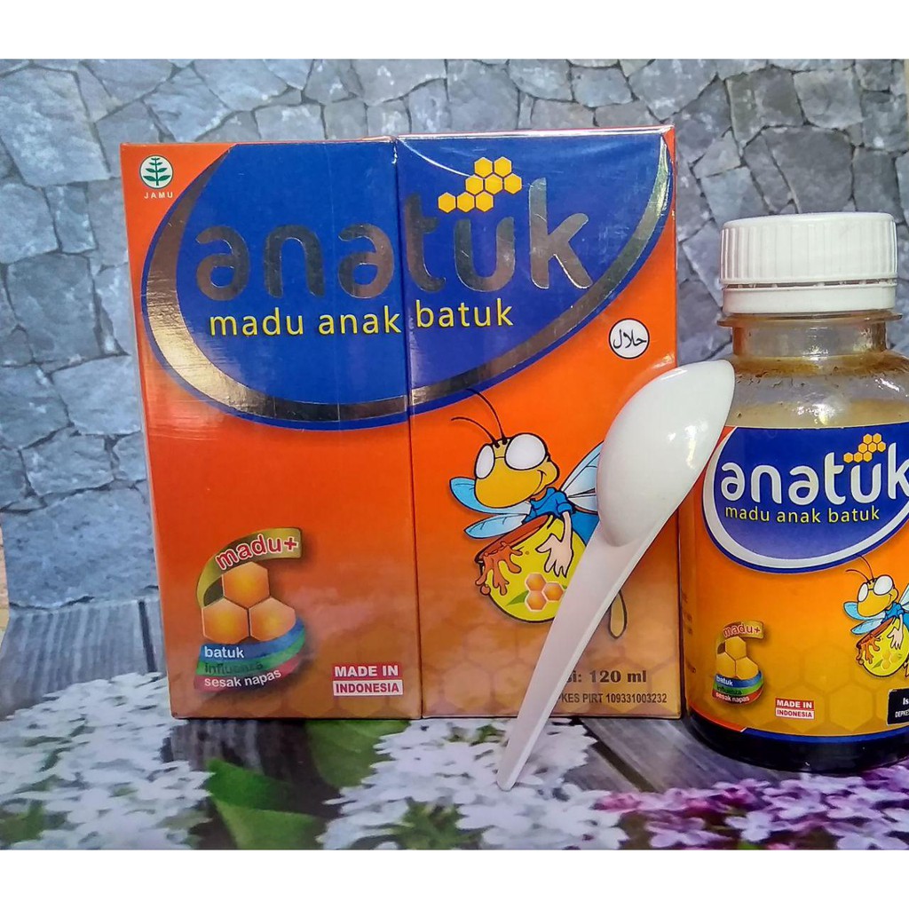 MADU BATUK ANATUK, HERBAL OBAT BATUK DAN PILEK BAYI,ANAK,DAN DEWASA-READY STOK