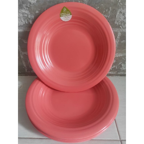 piring makan melamin ulir 10" by glori ifiancy