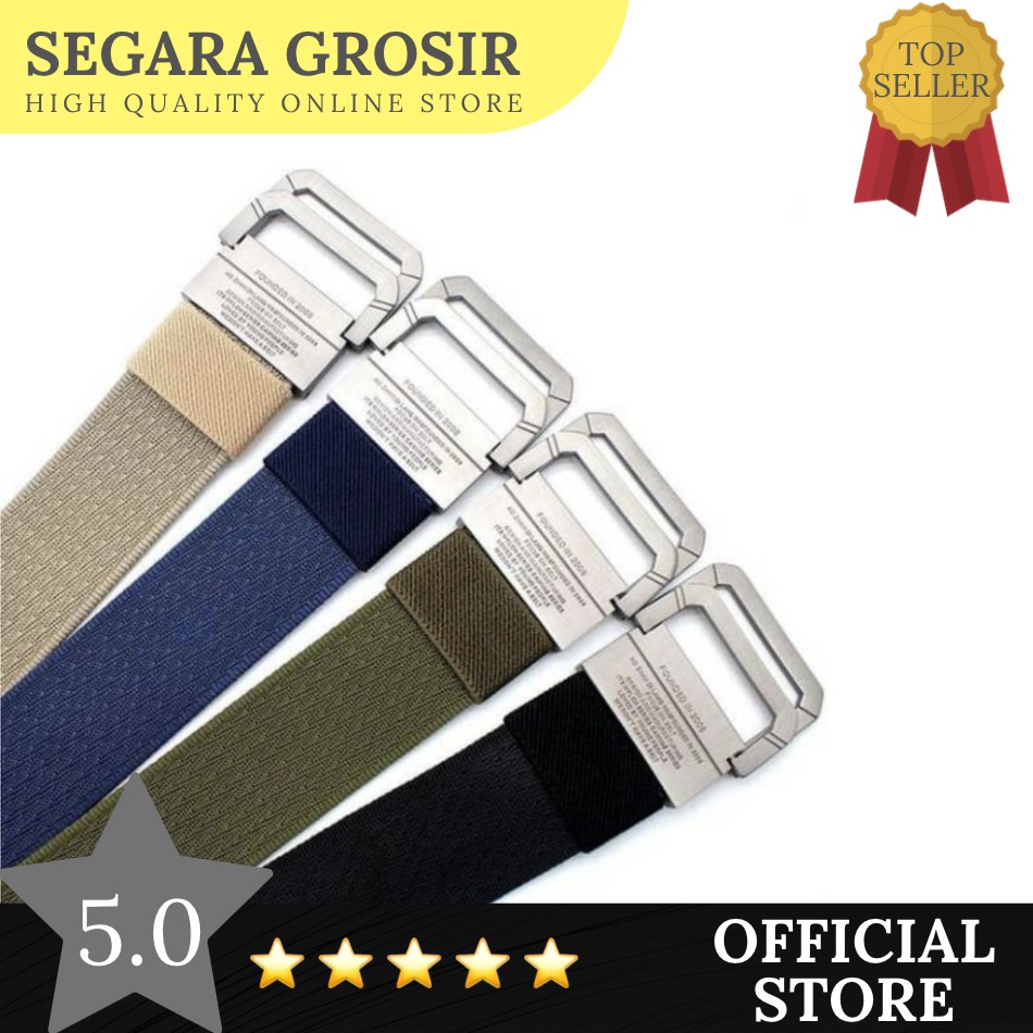 IKAT PINGGANG NYLON GESPER BESI DOUBLE RING STAINLESS SABUK TACTICAL MILITARY PLAIN CASUAL BAN PINGANG IKAT PINGGANG OUTDOOR BELT CANVAS MEN BELT GESPER GASPER COWOK MODIS AKSESORIS FASHION ORIGINAL BRANDED RINGAN MURAH TERMURAH GROSIR IMPOR IMPORT