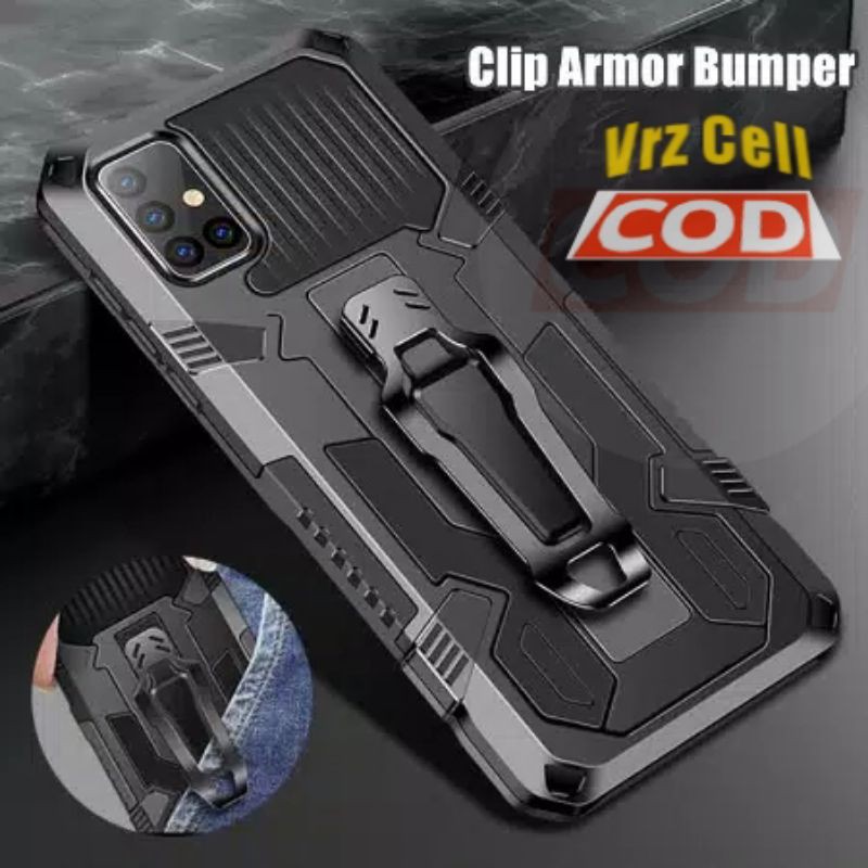 Samsung Galaxy A31 2020 A8 / A51 A71 / A52 A52S 5G A72 Hard Case Belt Clip CasingHp CoverHp Robot Tr