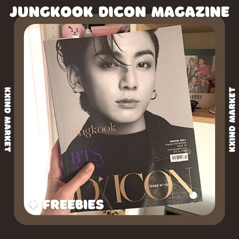 Jungkook Dicon Magazine Official / JK dicon / dicon Magz / majalah Jungkook / album BTS / PC jk