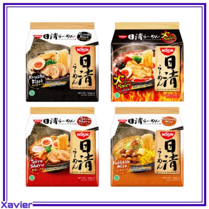 

Nissin Instant Japanese Ramen 5 x 106g [ PACK]