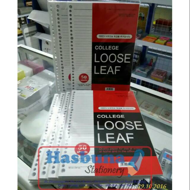 

Loose Leaf B5 isi 50 lembar Kiky