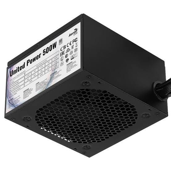 Aerocool United Power 500W - 500 Watt 80 PLUS White Gaming PSU