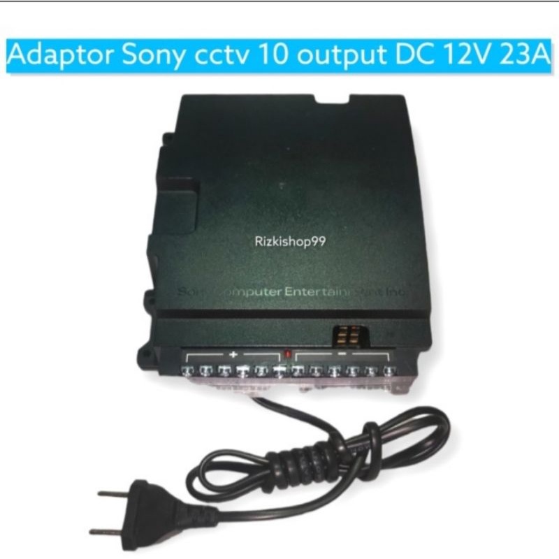 adaptor Sony Computer DC 12v 23A 10 output/adaptor cctv dan LED