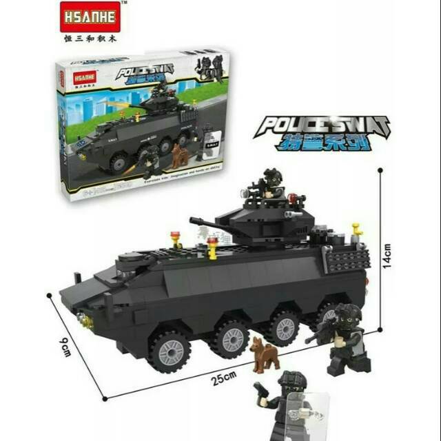 Mainan lego swat isi 418pcs