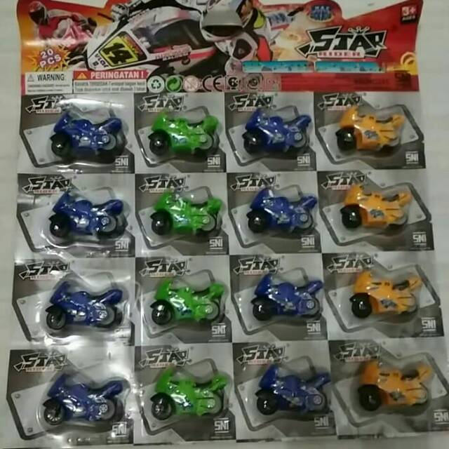 Mainan Spin Go motor Mini