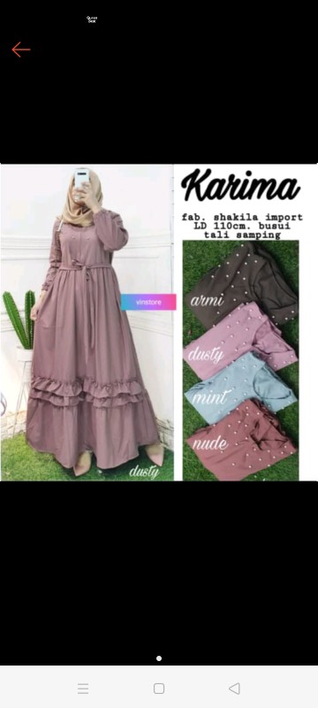 Gamis Twill Rayon Cap Malaman / Gamis Batik Pekalongan