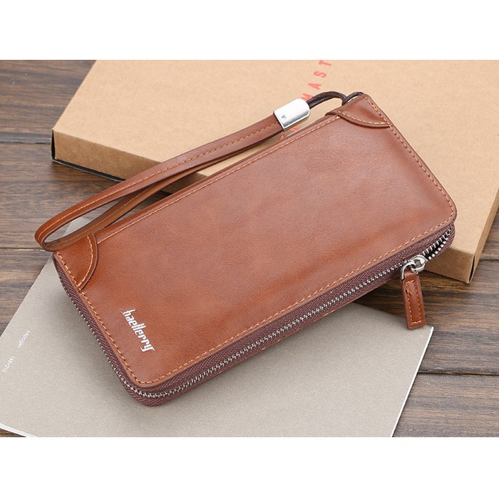 Dompet Panjang Kulit Pria Wanita Baellerry Leather Wallet S8391