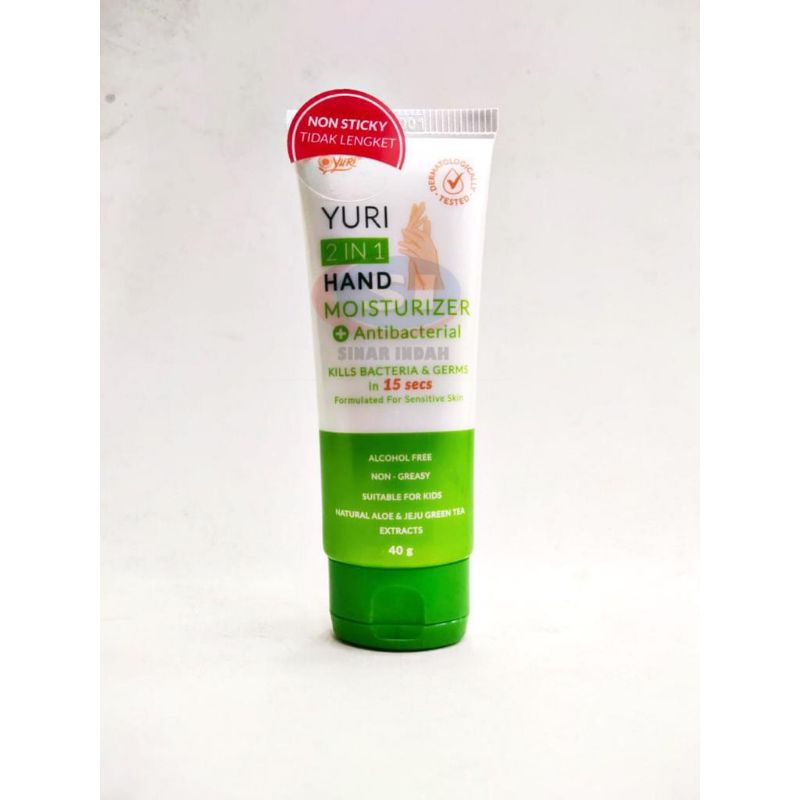 yuri 2in1 hand moisturizer antibacterial