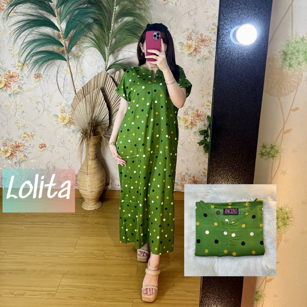 PART1 NCDY HOMEWEAR DASTER PANJANG SEMATA KAKI LD 130cm BUSUI FRIENDLY JUMBO-Lolita