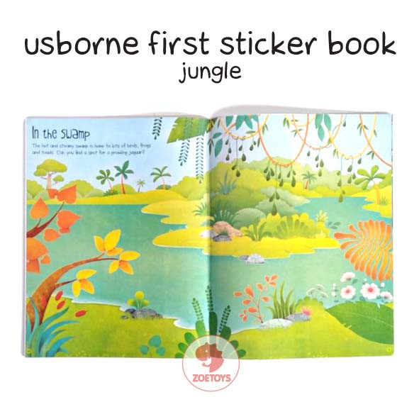 Zoetoys Usborne First Sticker Book 1 | Aktivitas Menempel Stiker Anak | Mainan Edukasi