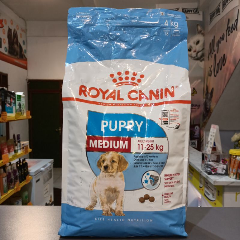 Royal Canin Medium Puppy 4kg / RC Makanan Anjing