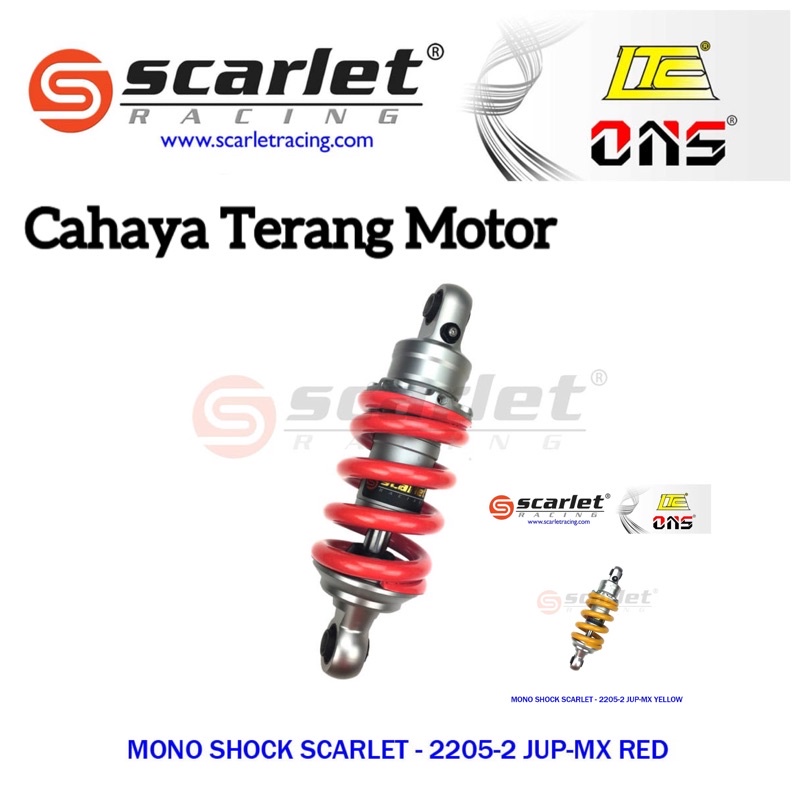 Shock MonoShock Shockbreaker Scarlet Original Stelan. Yamaha Jupiter Mx New Mx Old Mx 135