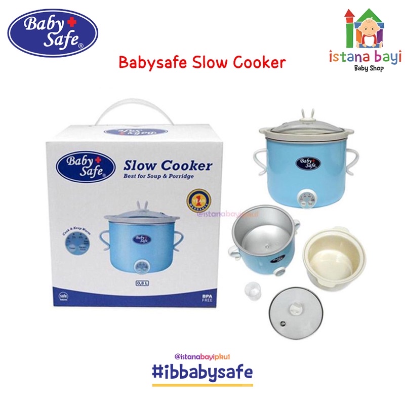 Baby Safe Slow cooker Lb 007 - Alat masak Mpasi