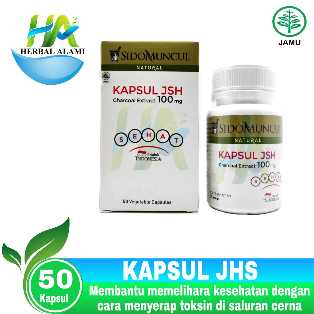 Kapsul Herbal JSH Sidomuncul isi 50 kapsul