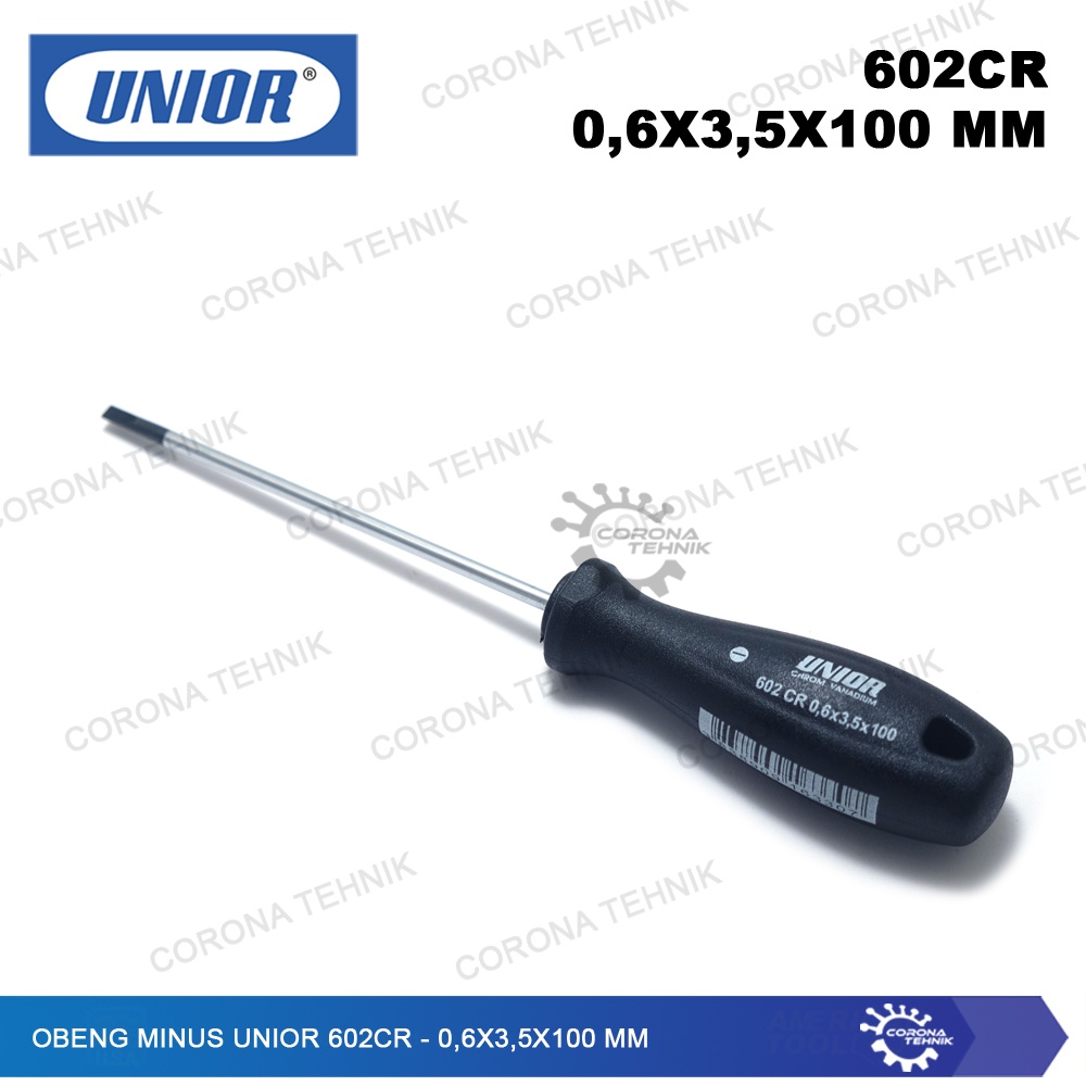 UNIOR 602CR - Sale - Obeng Minus  - 0,6x3,5x100 mm