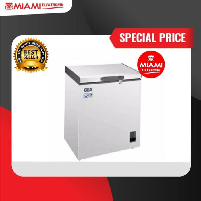 GEA Freezer Box 100 Liter AB108R / Chest Freezer 94 Watt AB-108-R / AB108 Garansi Resmi