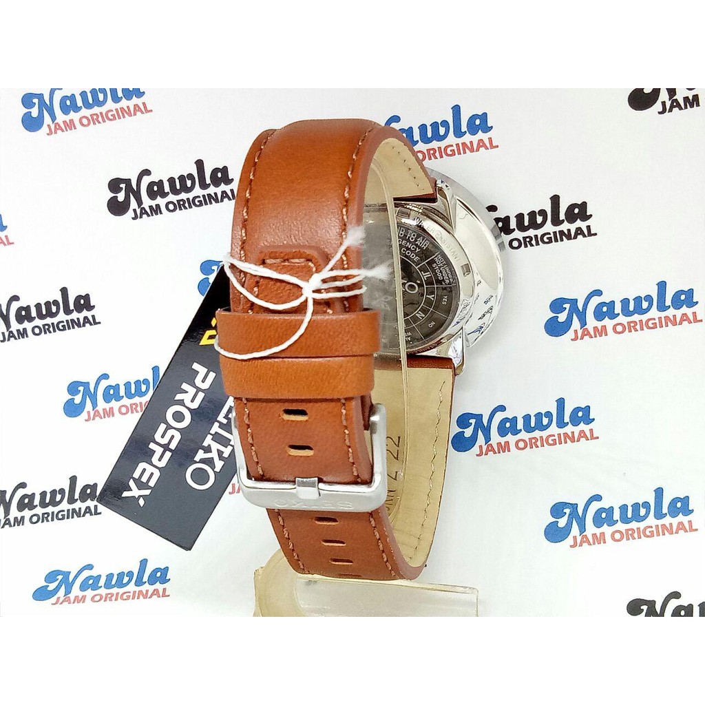 Seiko Prospex SRPD31K1 Compass Brown Leather - Jam Tangan Pria SRPD31