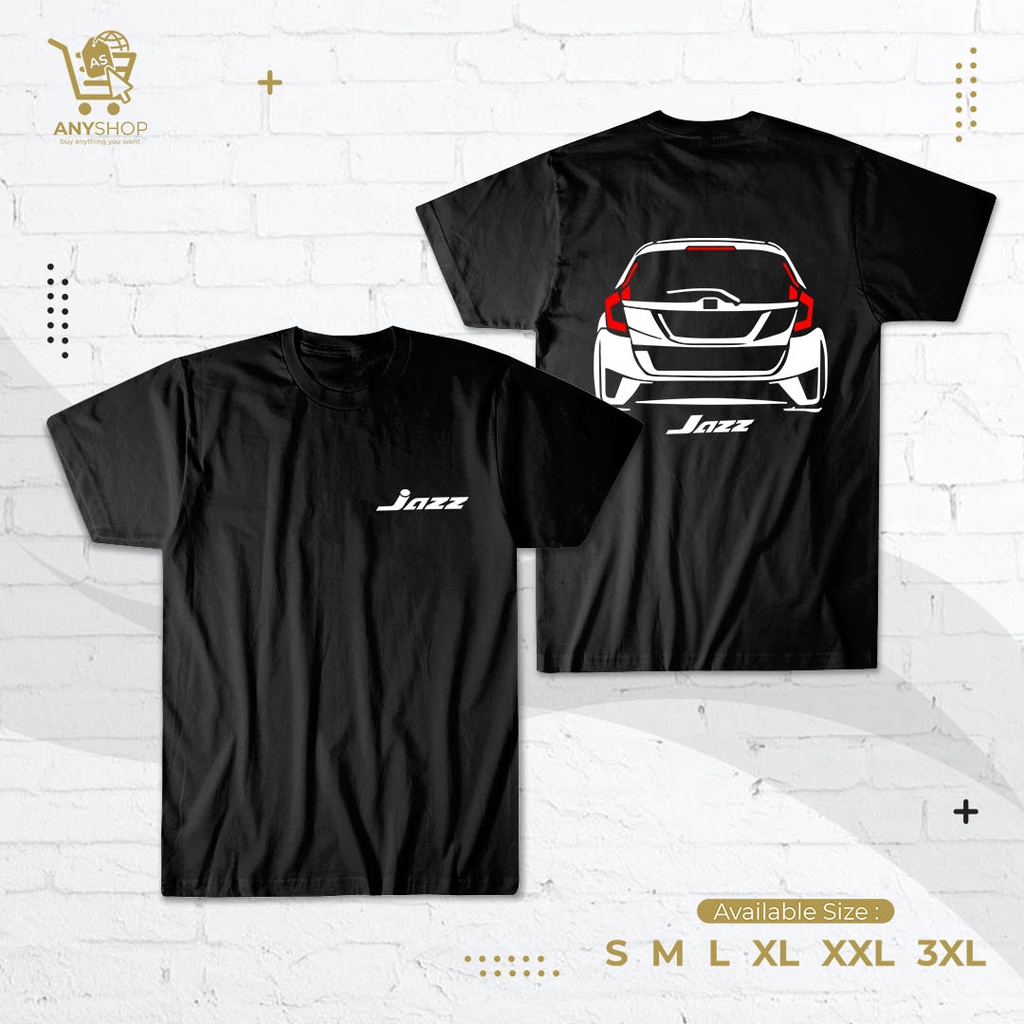 Kaos Baju Mobil Honda Jazz RS Gen III Back Kaos Otomotif