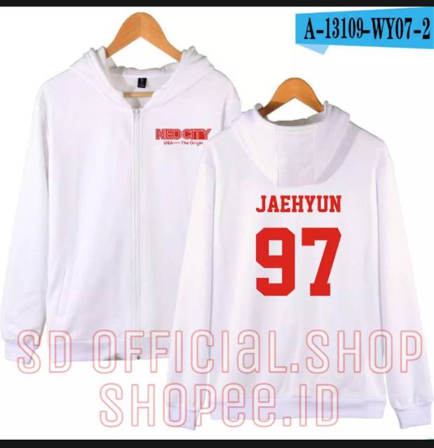 (bayar ditempat) jaket hoodie resleting kpop NCT127 NEO CITY REQUEST NAMA BELAKANG