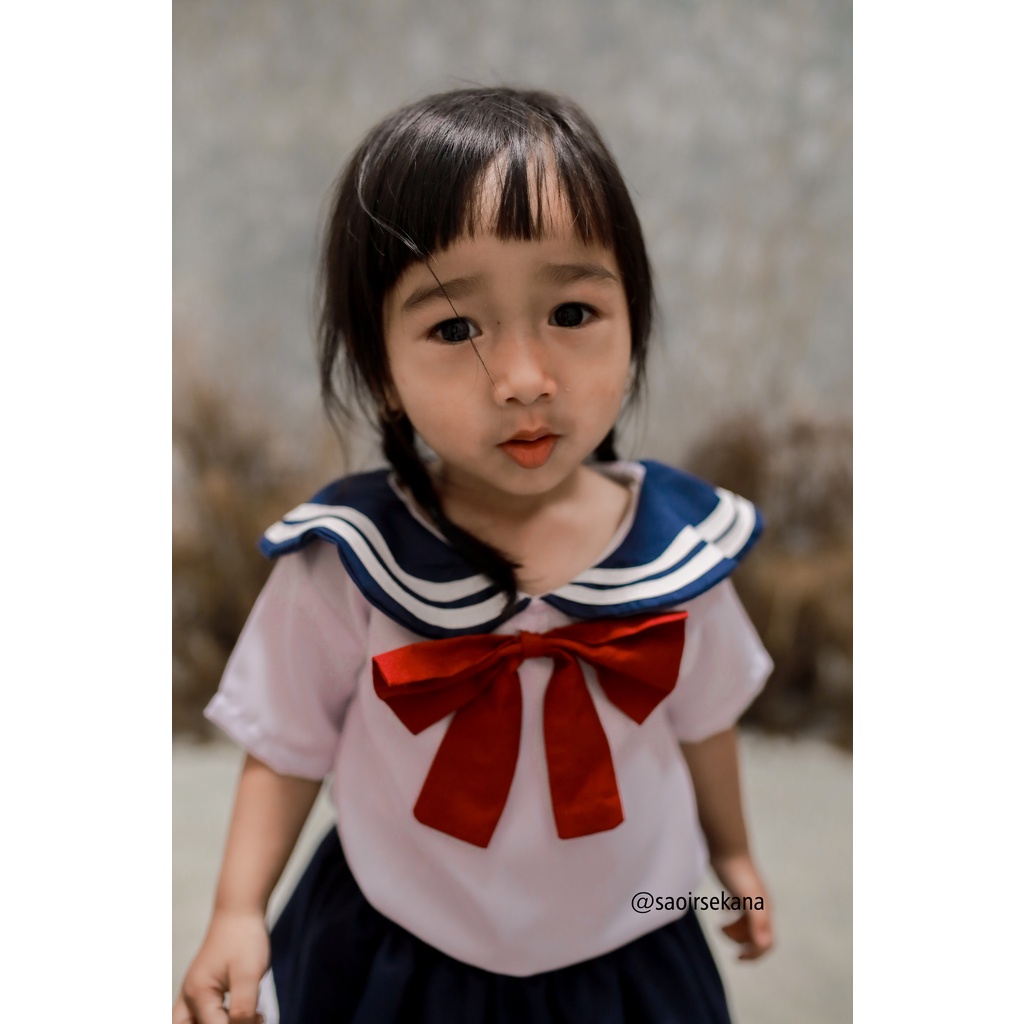 SAOIRSE'S Sailormoon - Seragam Sekolah Seifuku Uniform Jepang PAUD/TK Anak Perempuan Laki Laki 2-8Th