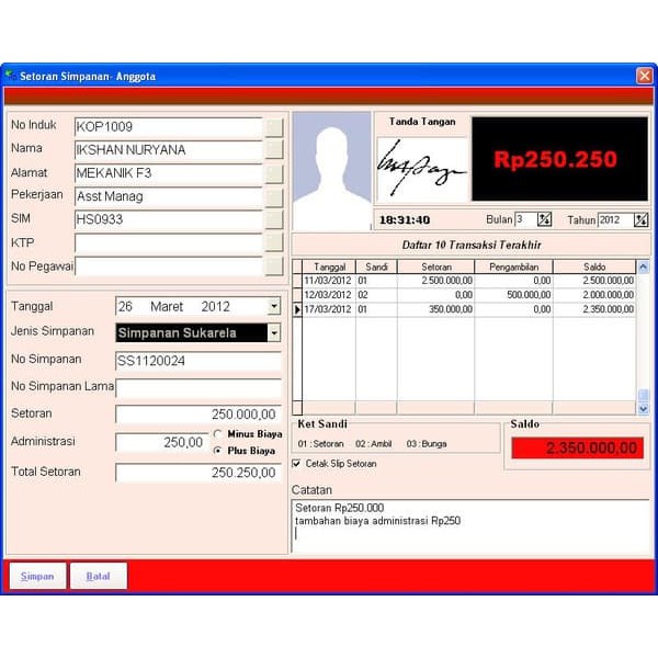 SALE Software Aplikasi Koperasi TransKOPS 2011 Enterprise