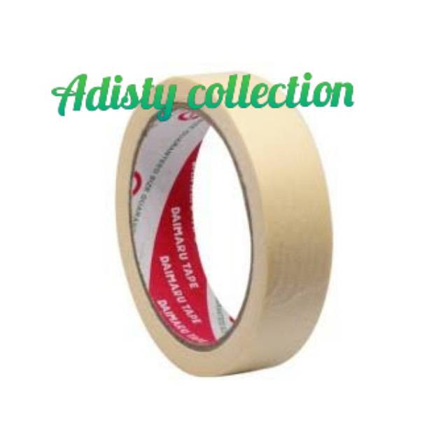 

Lakban Kertas / Masking Tape Daimaru 1 inch 24mm