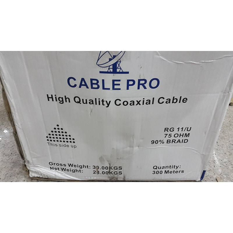 Kabel Coaxial RG11 merk PRO ( harga per meter )