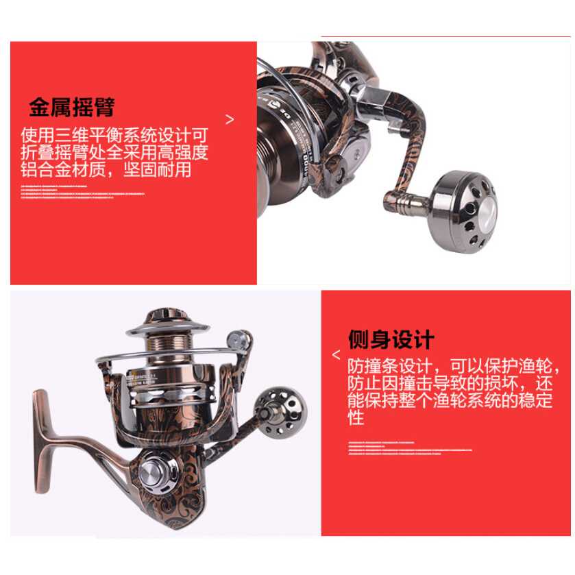 Debao Reel Pancing 12 Ball Bearing - HM3000