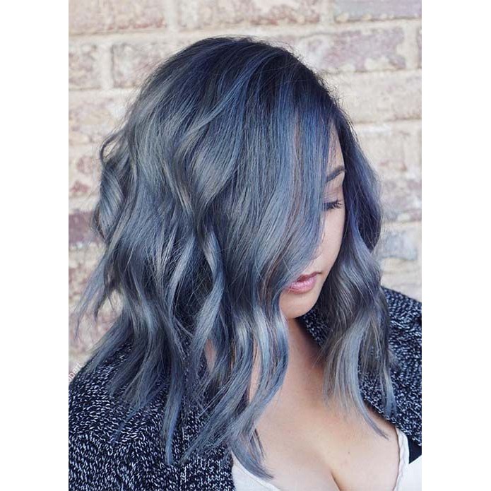 COLORE FRESCO - DENIM color cream cat pewarna rambut gray abu-abu