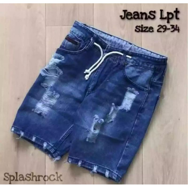 Celana Jeans Pendek Robek Ripped jeansshortpants