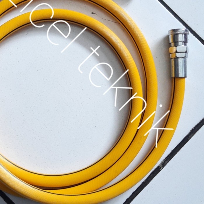 Selang Togawa 5/16" p. 1 meter + nepel drat dalam 1/4 + coupler SH 20