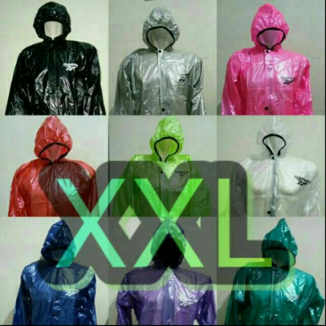 jas hujan jaket celana saku belakang  multi sauna suit SIZE XL/XXL/XXXL