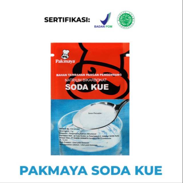 

Pakmaya soda kue 5 gr