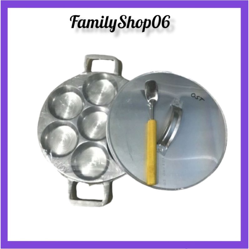 Cetakan Kue Lumpur 7 Lubang Cara bikang Martabak Mini Eddy