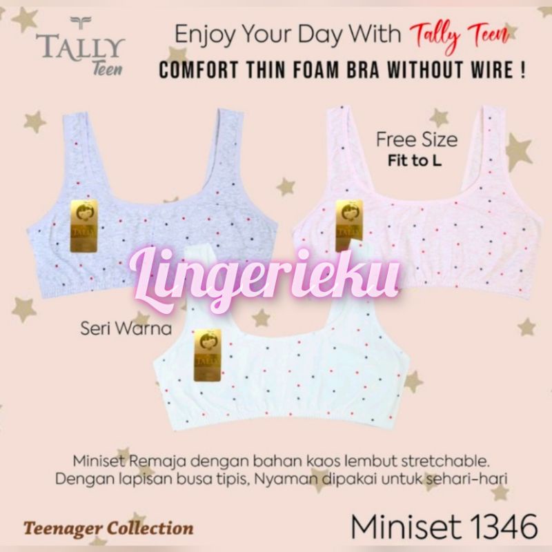 Tally 1345 1346 1359 1382 8236 Bra BH Anak Perempuan Miniset Tally