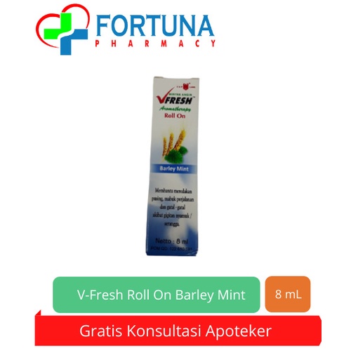 V-Fresh Roll On Barley Mint 8 ml